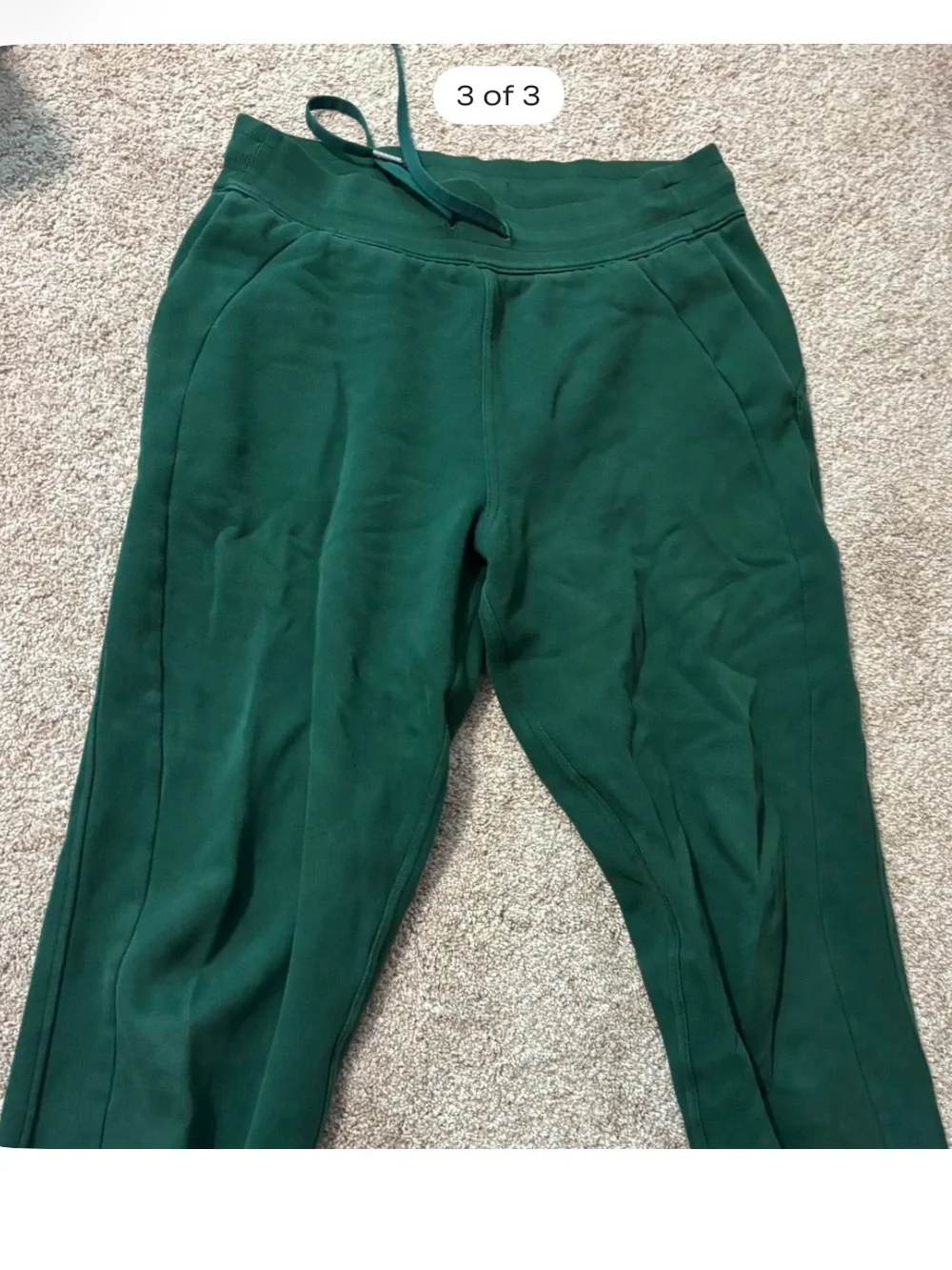 lululemon athletica Forest Green Track Joggers